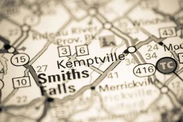 Kemptville Kanada Karta — Stockfoto