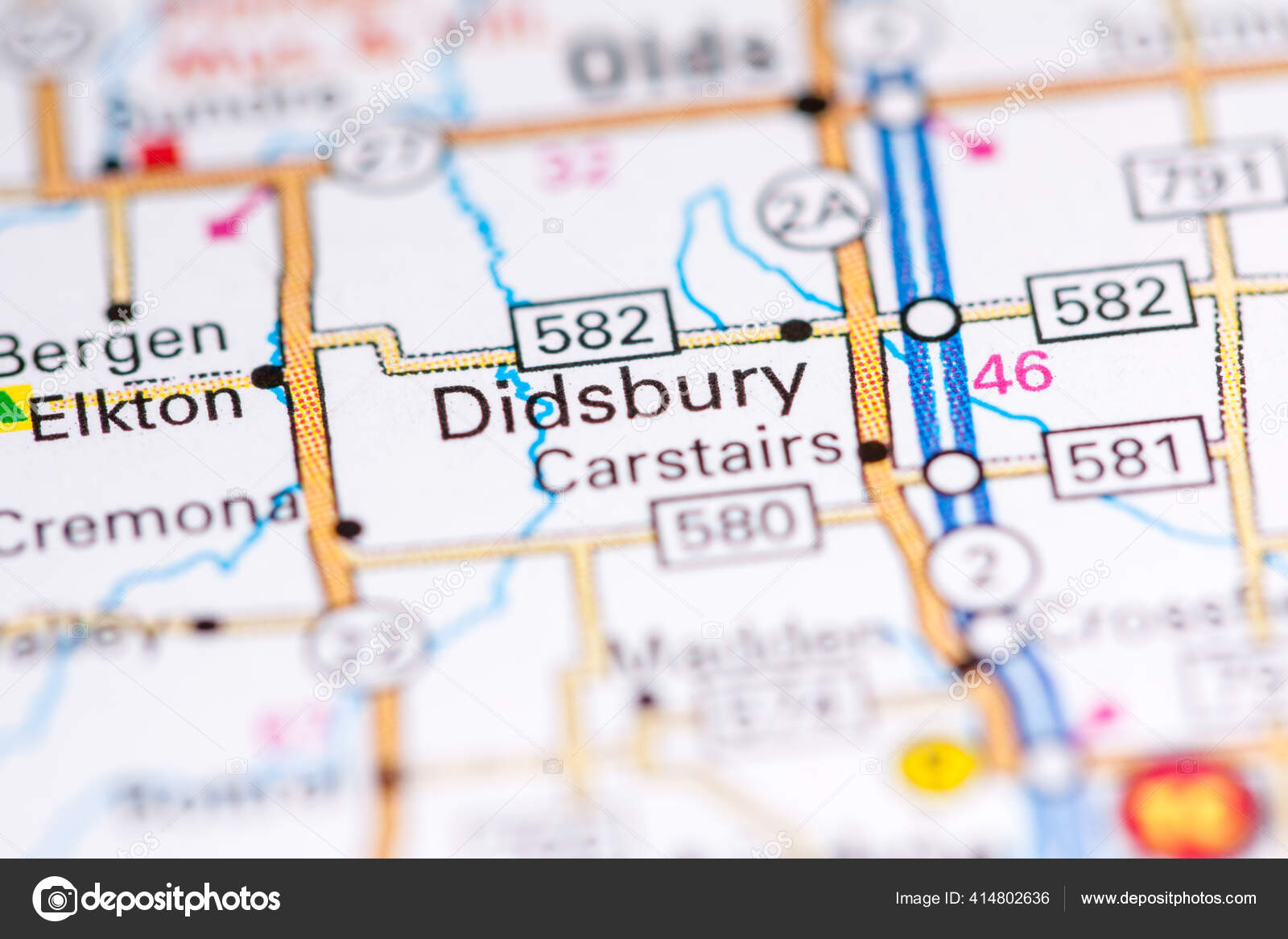 Didsbury Canada Map Stock Photo by ©aliceinwonderland2020 414802636