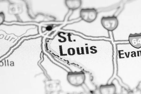 Louis Eua Mapa — Fotografia de Stock