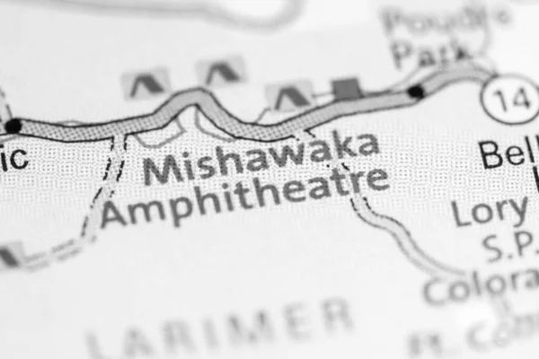 Anfiteatro Mishawaka Colorado Eeuu Mapa — Foto de Stock