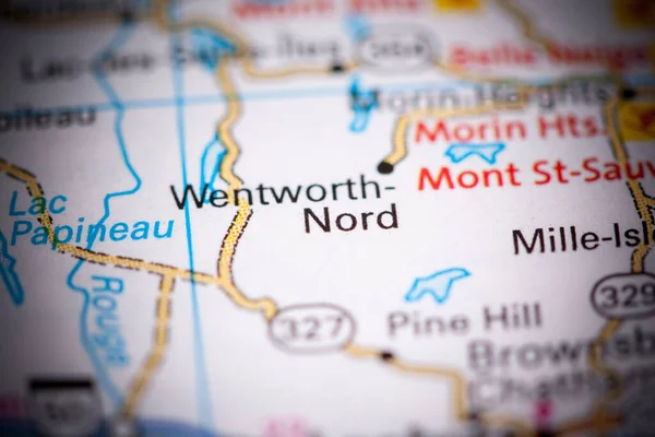 Wentworth Nord Kanada Haritada — Stok fotoğraf
