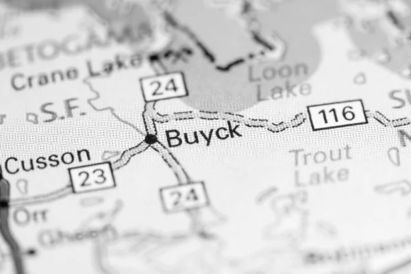 Buyck Canadá Mapa — Foto de Stock