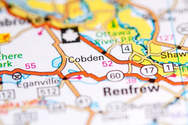 Cobden Canadá Mapa —  Fotos de Stock