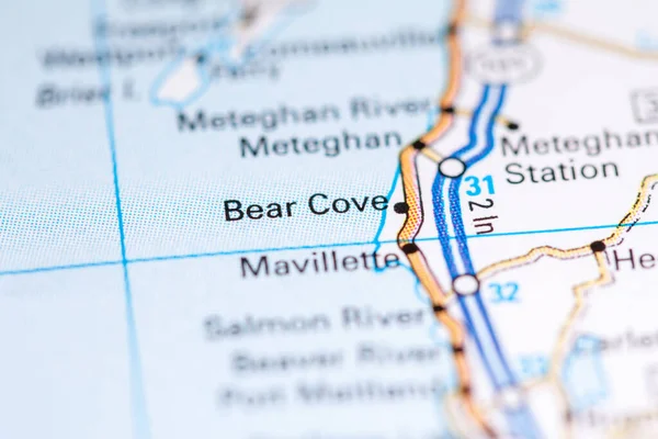Bear Cove. Canada on a map.