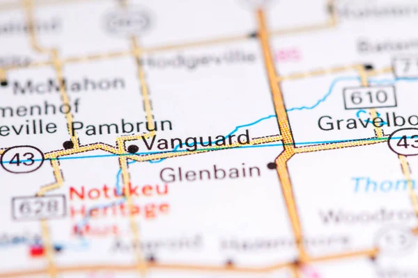 Vanguardia Canadá Mapa —  Fotos de Stock