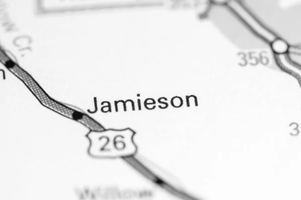 Jamieson Oregon Eeuu Mapa —  Fotos de Stock