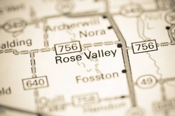 Rose Valle Canada Map — Stock Photo, Image