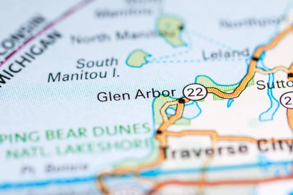 Glen Arbor Kanada Haritada — Stok fotoğraf