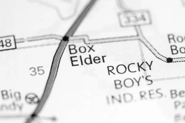 Box Elder. Montana  on the map.