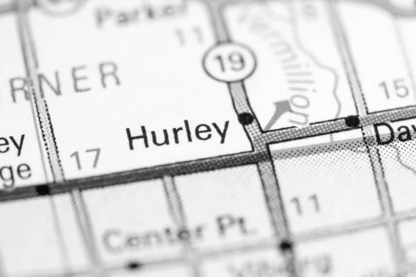 Hurley South Dakota Usa Map — Stock Photo, Image