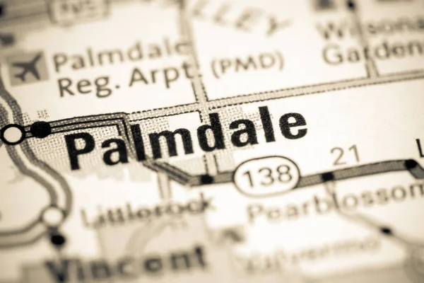 Palmdale California Usa Map — 스톡 사진