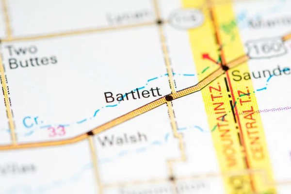Bartlett Colorado Usa Map — Stock Photo, Image