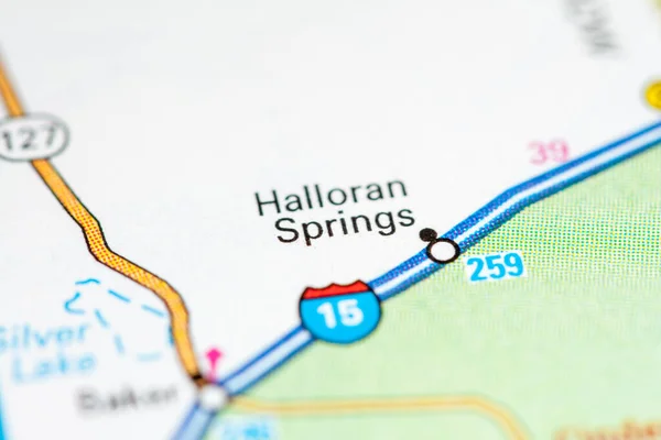 Halloran Springs California Eeuu Mapa — Foto de Stock