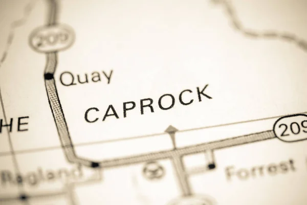 Caprock New Mexico Usa Map — ストック写真