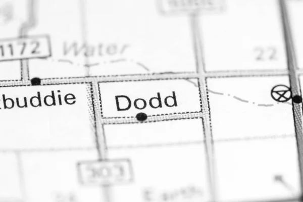 Dodd Texas Eeuu Mapa —  Fotos de Stock