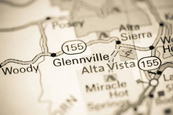 Glennville California Usa Map — Stock Photo, Image