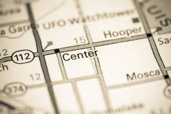 Zentrum Kolorado Usa Auf Einer Karte — Stockfoto