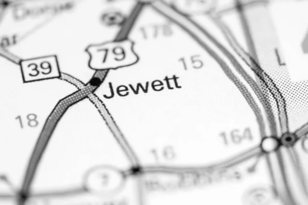 Jewett Texas Usa Map — 스톡 사진