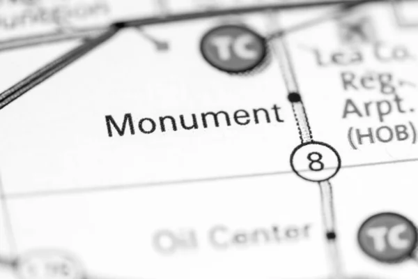 Памятник Нью Мексико Сша Карте — стоковое фото