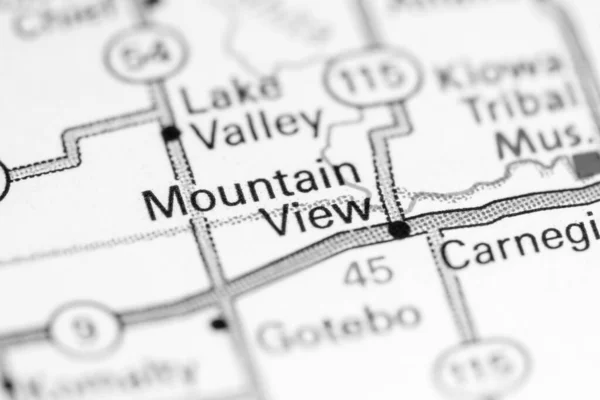 Вид Горы Оклахома Сша Карте — стоковое фото