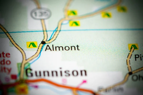 Альмонт Колорадо Уса Карті — стокове фото
