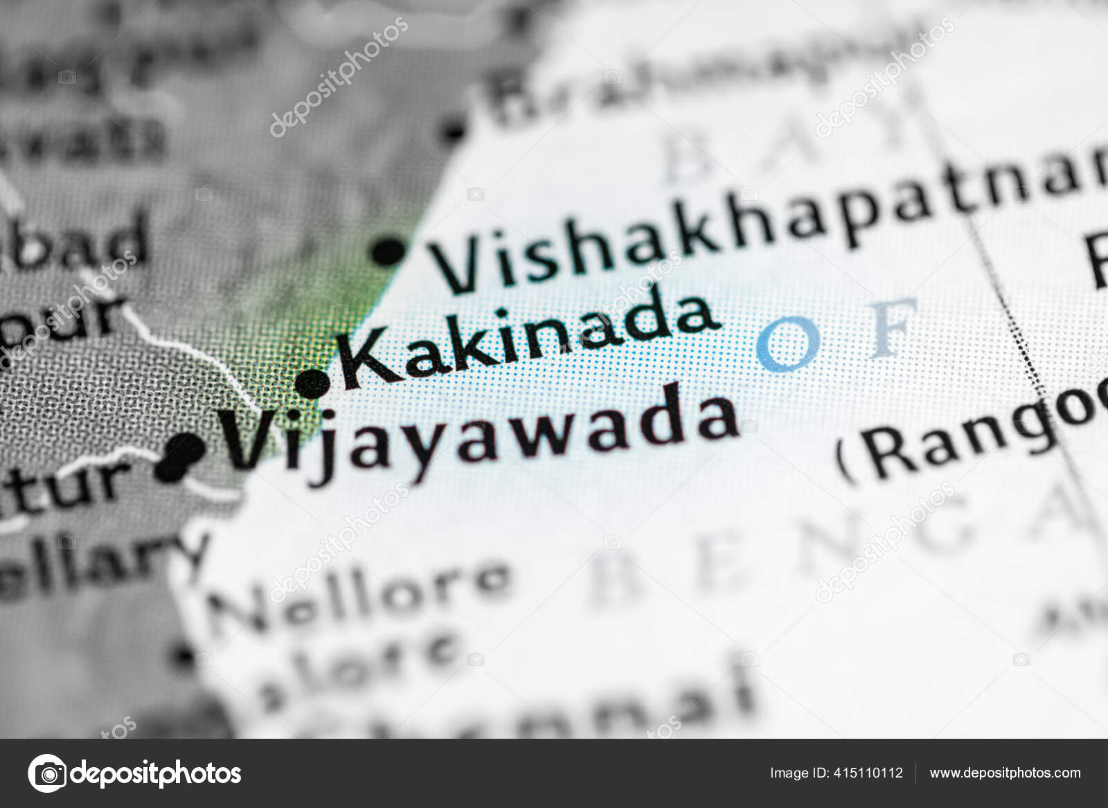 Kakinada India Map Stock Photo by ©aliceinwonderland2020 415110112