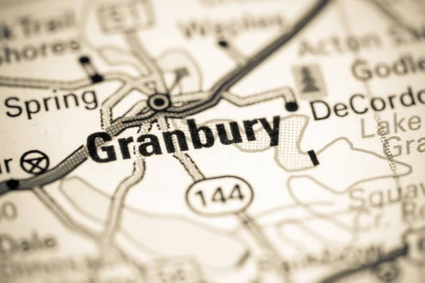Granbury Texas Usa Map — Stok fotoğraf