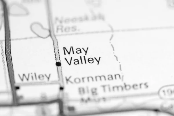 May Valley Colorado Eeuu Mapa —  Fotos de Stock