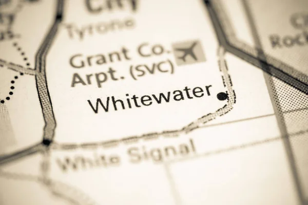 Whitewater New Mexico Usa Map — Stok fotoğraf