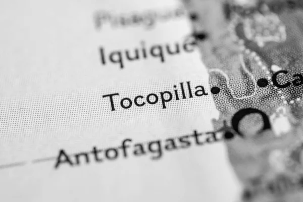 Tocopilla Chile Map — Stock Photo, Image