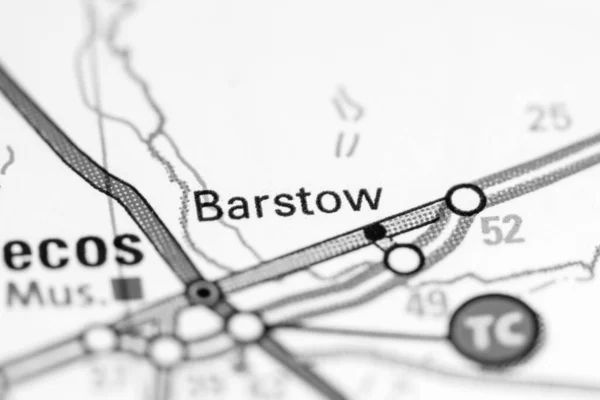 Barstow Texas Usa Map — Stock Photo, Image