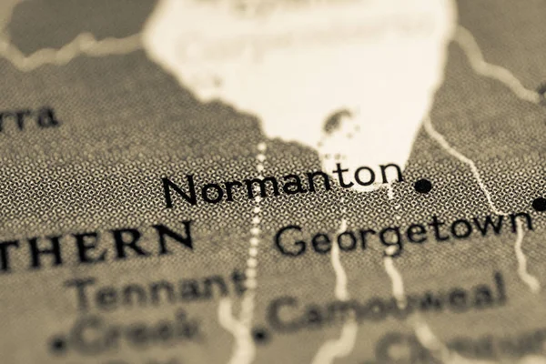 Normanton, Australia on the map