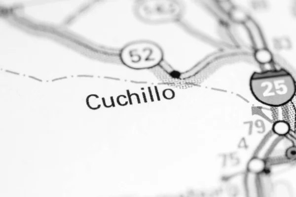 Cuchillo Novo México Eua Sobre Mapa — Fotografia de Stock