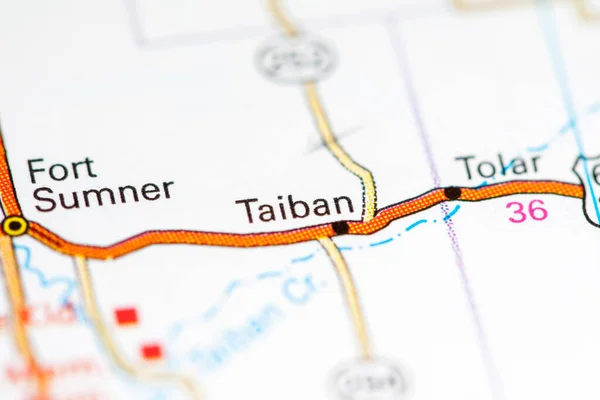 Taiban Nuevo México Eeuu Mapa — Foto de Stock