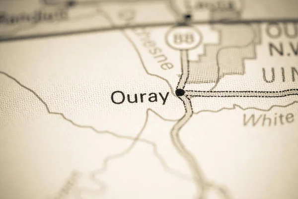 Ouray Utah Usa Map — ストック写真