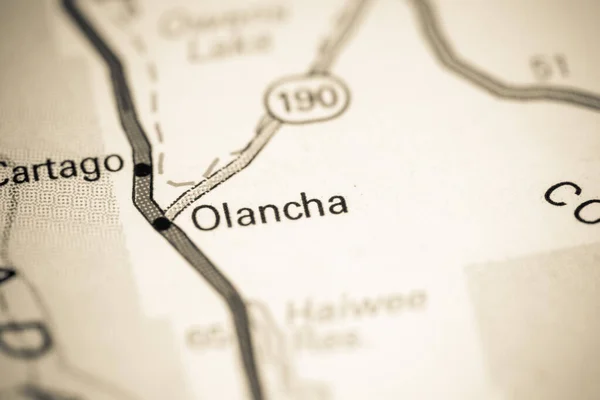 Olancha California Usa Map — 스톡 사진