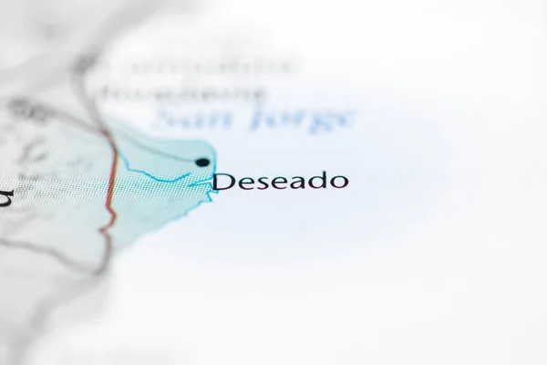 Deseado. Argentina on the map