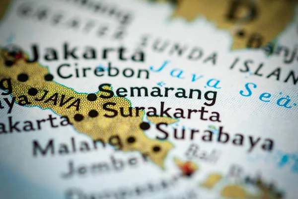 Semarang, Indonesia on the map