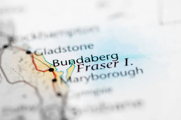 Bundaberg. Australia on the map