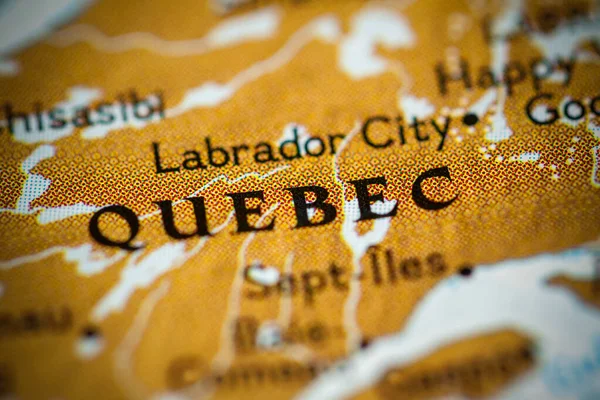 Quebec Канада Карте — стоковое фото