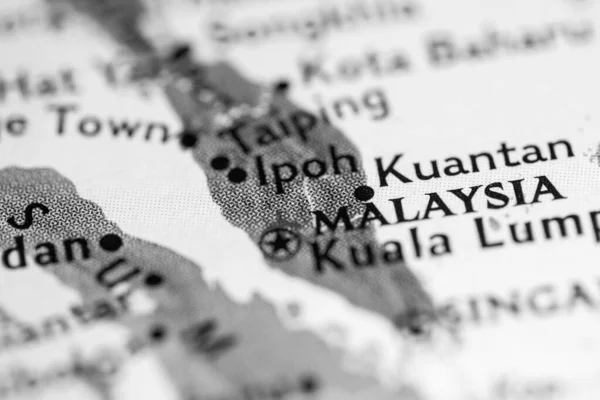 Ipoh Malásia Mapa — Fotografia de Stock