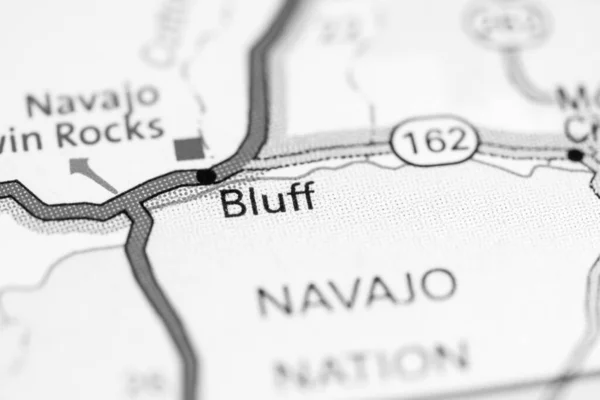 Bluff Det Utah Usa Karta — Stockfoto