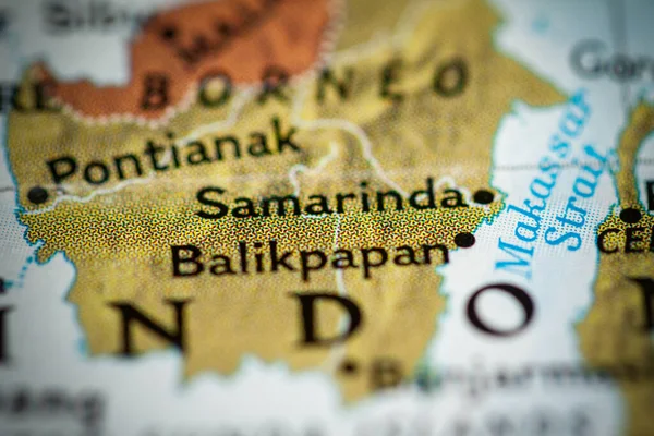 Samarinda, Indonesia on the map