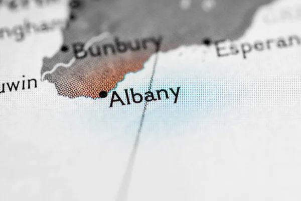 Albany, Australia on the map