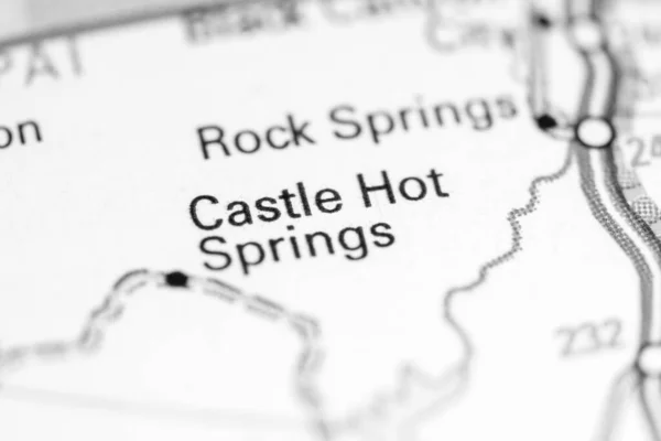 Castle Hot Springs Arizona Usa Map — Stock Photo, Image