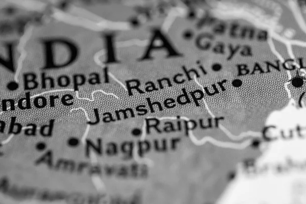 Jamshedpur, India on the map