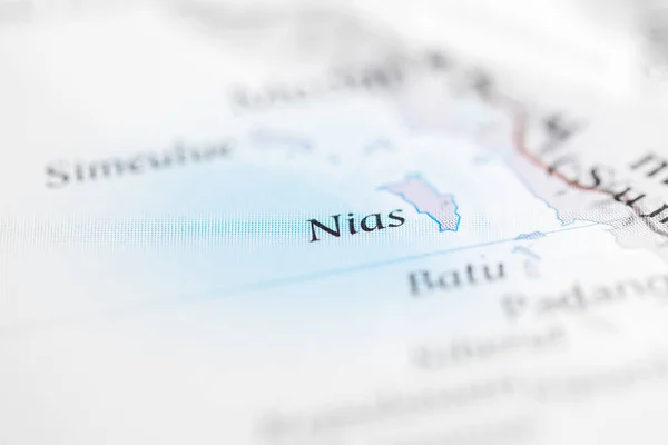 Nias. Indonesia on the map