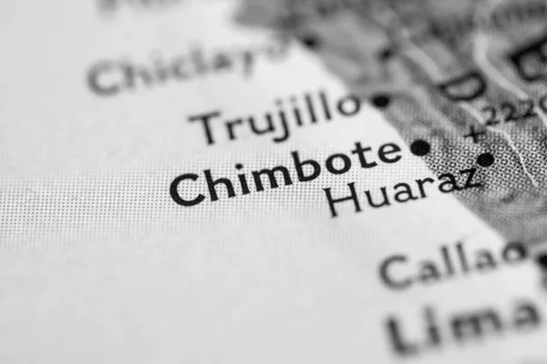 Chimbote Peru Haritada — Stok fotoğraf