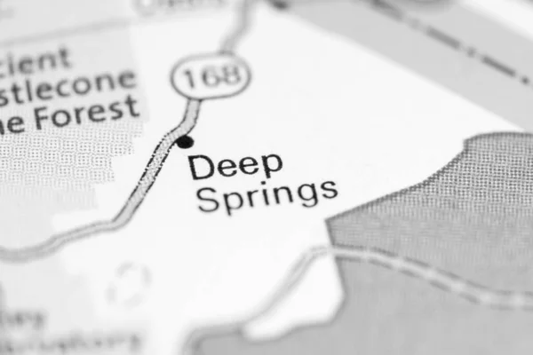 Deep Springs California Eeuu Mapa —  Fotos de Stock