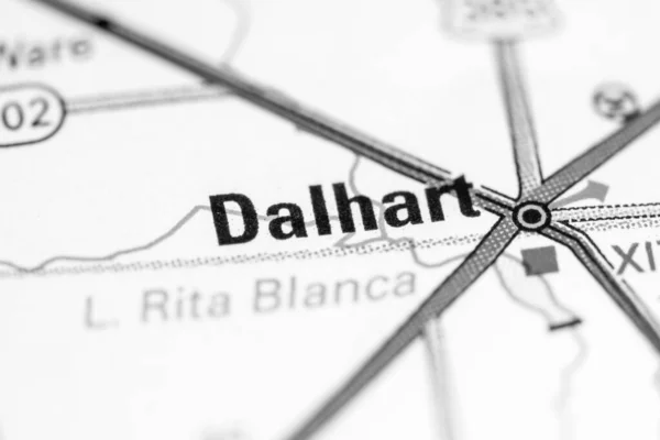 Dalhart Texas Usa Map — 스톡 사진